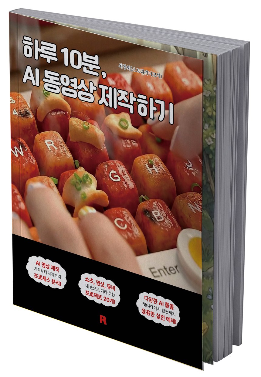 하루 10분, AI 동영상 제작하기 - 최창희 지음, 리얼북스