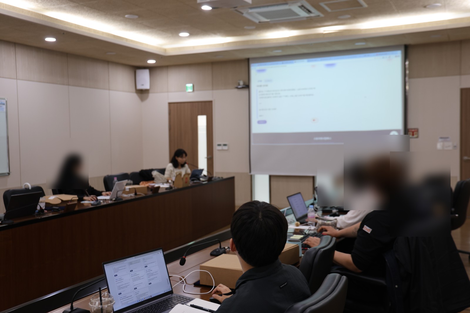 에코프로 사내 커뮤니케이터 대상 AI 글쓰기 워크숍 강의장 전경